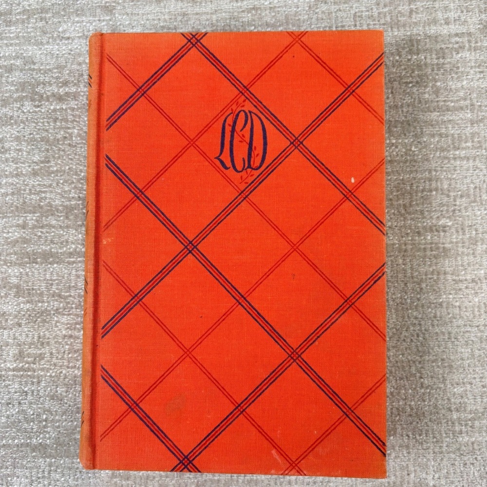 Houghton Mifflin The Big Fisherman Lloyd C Douglas Hardcover 1948 Orange Vintage
